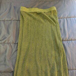 Green knit Skirt Future collection size m
